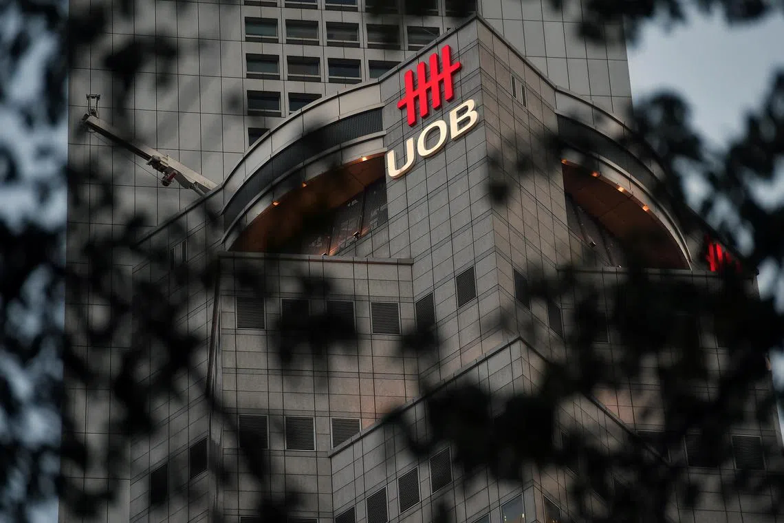 The net insurance service and financial results of UOI, the general insurance arm of UOB, in the nine-month period fell 9 per cent to S$11.8 million.