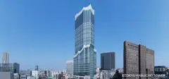 The new Kabukicho Tower soars 48 storeys above Shinjuku.