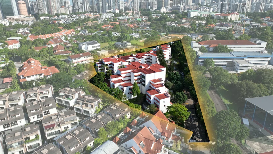 The development is a four-storey block comprising 13 townhouses and 28 apartments.