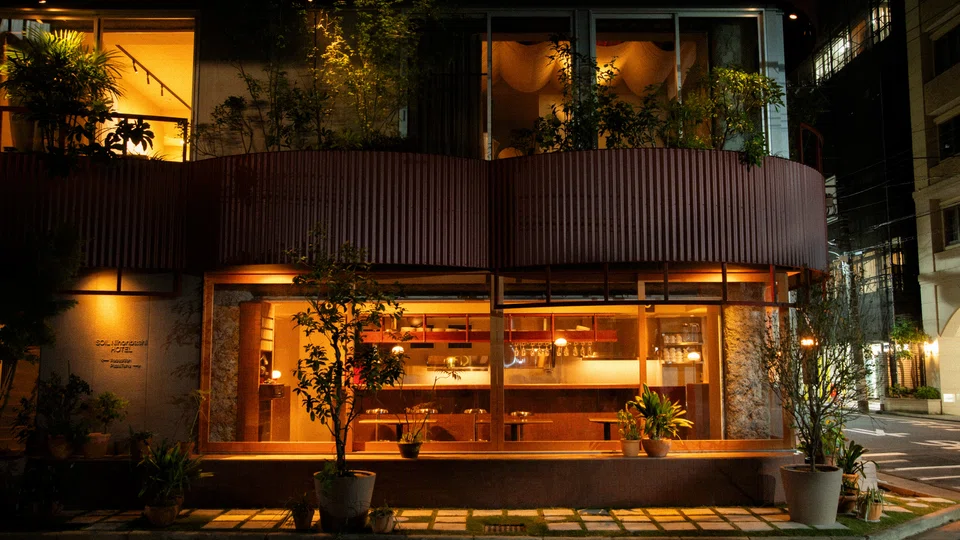 The exterior of Soil Nihonbashi.
