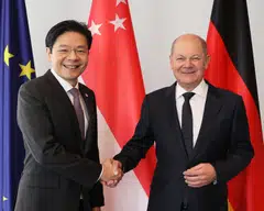 Wong called on German Chancellor Olaf Scholz in Berlin on Tuesday evening.