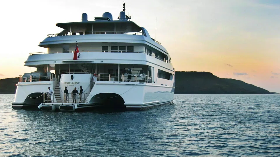 The tycoon had a passion for luxury boats and collected superyachts. His collection included the US$100 million White Rabbit, which reportedly cost US$10 million a year to run. 