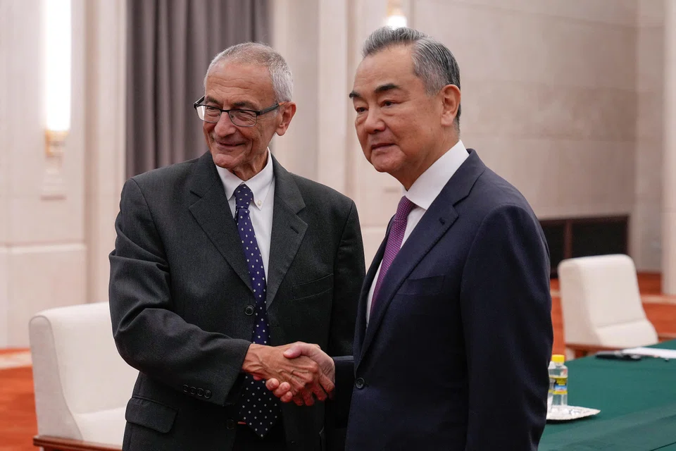 During their meeting on Friday, Chinese Foreign Minister Wang told US climate envoy John Podesta that he “hoped that the US side would maintain policy stability”.