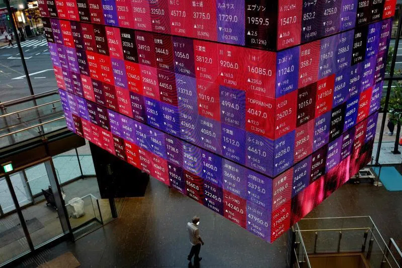 The Nikkei rose 0.3 per cent to end the day at 44,902.27, after it crossed the key 45,000 level for the first time to hit a high of 45,055.38.