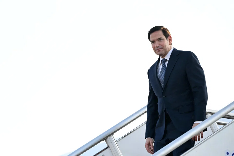 US Secretary of State Marco Rubio arriving at Subang Air Base, near Kuala Lumpur, Malaysia, July 10, 2025. Rubio will attend the Asean Foreign Ministers’ Meeting. 