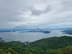 A view of Taal Lake from Balay Dako restaurant.