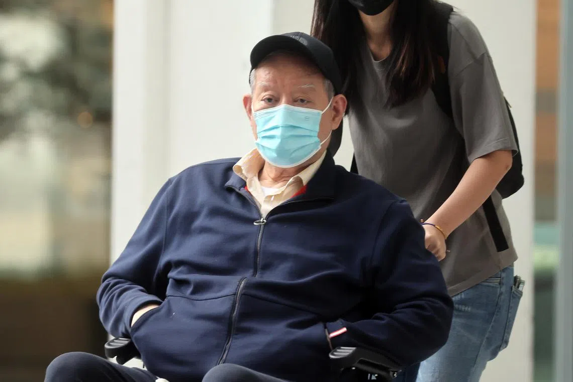 OK Lim (above) and family have indicated they will file for bankruptcy after consenting to their creditors' judgements.