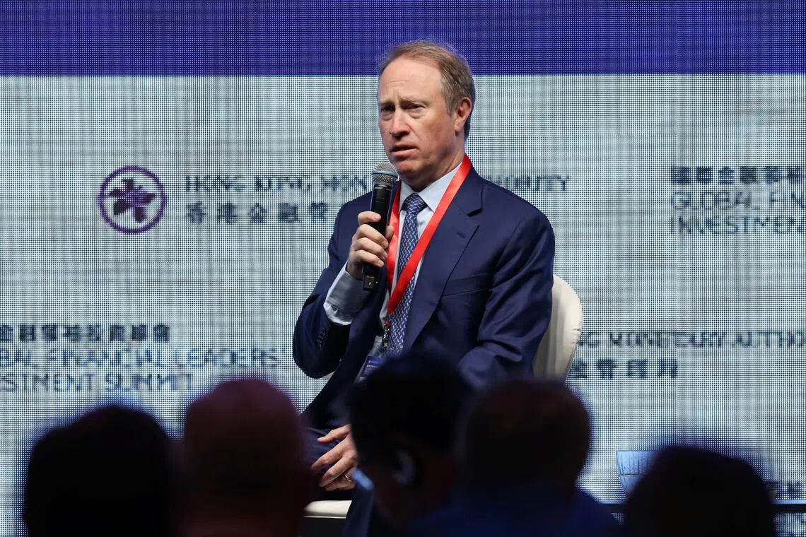 “We should welcome the possibility that there would be drawdowns, 10 to 15 per cent, that are not driven by some sort of macro cliff effect,” Morgan Stanley CEO Ted Pick said.