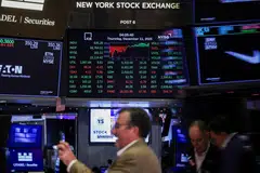 The rate-sensitive, small-cap Russell 2000 index has recently been outperforming large-cap indexes but on Friday it lagged with a 1.6 per cent loss for the day.