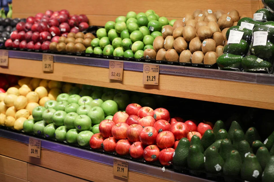 Fresh fruit at Little Farms' flagship store in Tanglin Mall.