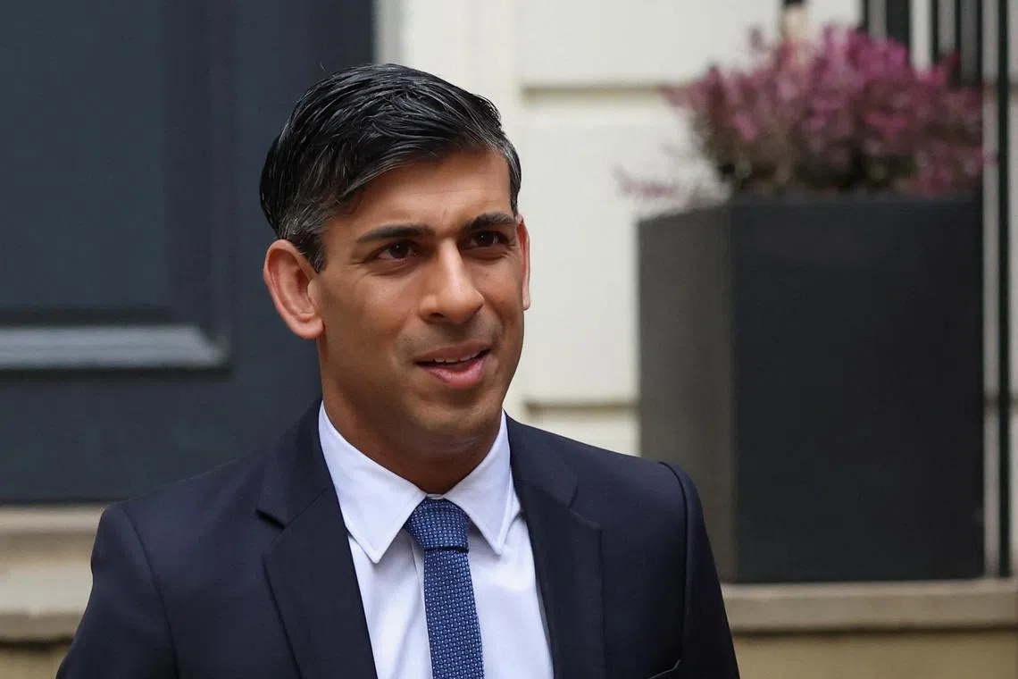 Britain's Prime Minister Rishi Sunak is battling party divisions over Brexit, and also needs to deliver on issues such as inflation.