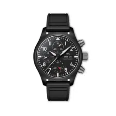 The 69380 calibre, makes its appearance in two new IWC Pilot Watch models for 2023 including the Pilot’s Watch Chronograph 41 Top Gun. 
