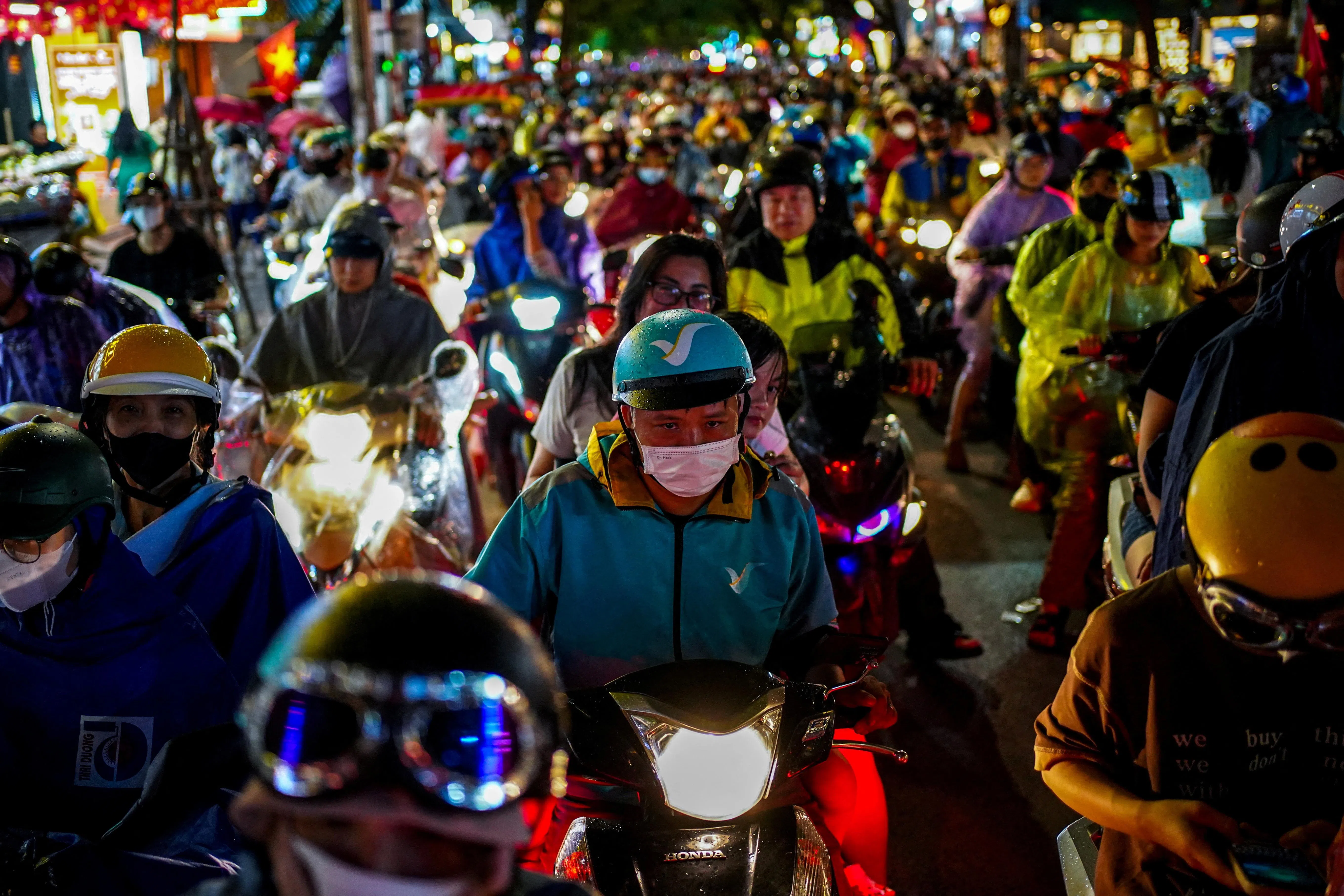 Petrol motorcycles dominate Vietnam’s market, one of the world’s largest. 