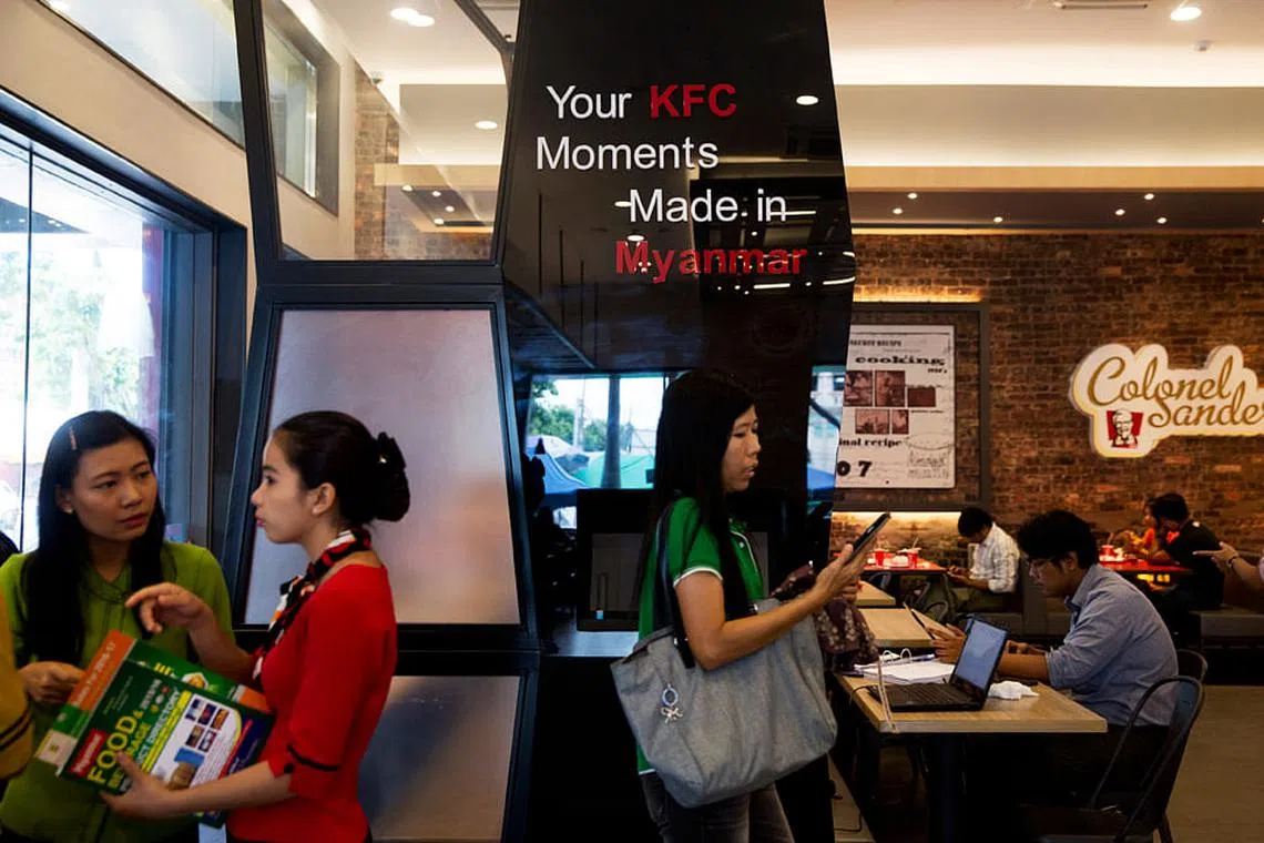 Yoma says its F&B revenue grew in kyat terms due to strong consumer demand in its KFC and YKKO businesses.