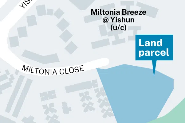 The Miltonia Close EC site spans 15,451.2 sq m and has a gross floor area of 43,264 sq m. 