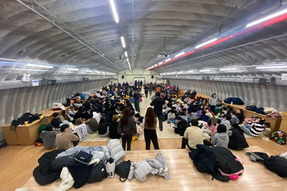 Residents of two remote South Korean islands on the western maritime frontier were evacuated to bomb shelters before South Korea's military fired live rounds towards the disputed Northern Limit Line (NLL) border.