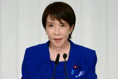 Sanae Takaichi said that she would not give up, adding that she was absolutely determined to become prime minister.