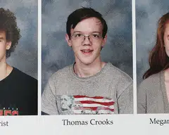 A 2020 High School yearbook shows the photo of Thomas Matthew Crooks, named by the FBI as the "subject involved" in the attempted assassination of former US President Donald Trump, in Bethel Park, Pennsylvania, US, July 14, 2024. 