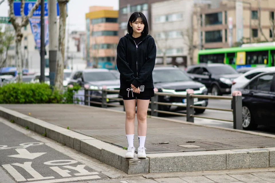 Cho Na Young, 22, a university student seeking job opportunities, Seoul, South Korea, April 10, 2024.