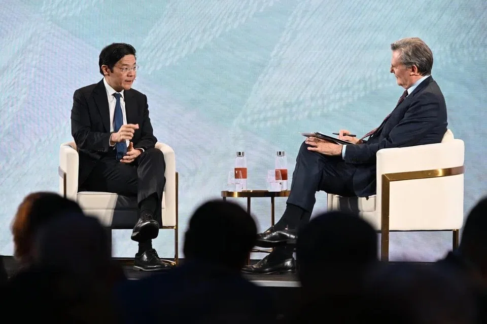 PM Lawrence Wong was asked about the China-Japan spat during the Bloomberg New Economy Forum in Singapore on Nov 19.