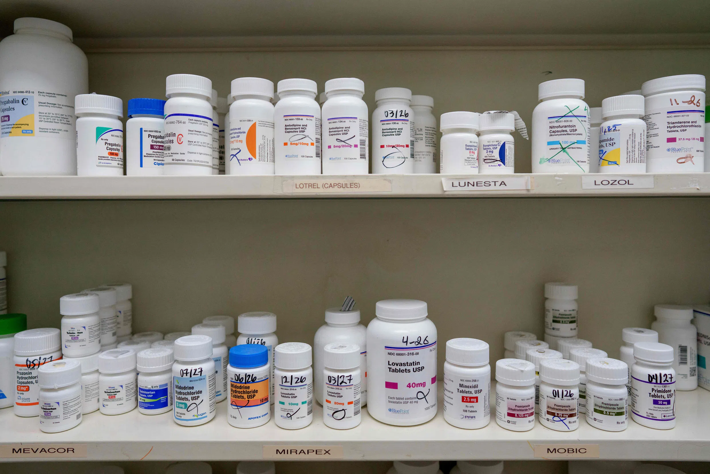 Pharmaceutical firms that have broken ground on US facilities will receive exemptions.