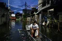 Tropical Storm Bualoi has led to 13 deaths and widespread flooding in the Philippines.