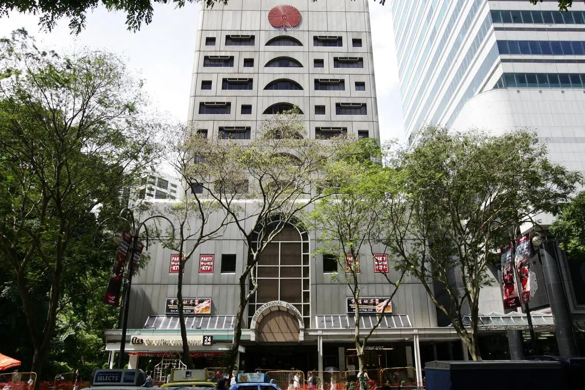 Property developer Hong Fok Corporation has acquired five ground-floor units at International Building for S$27.8 million.