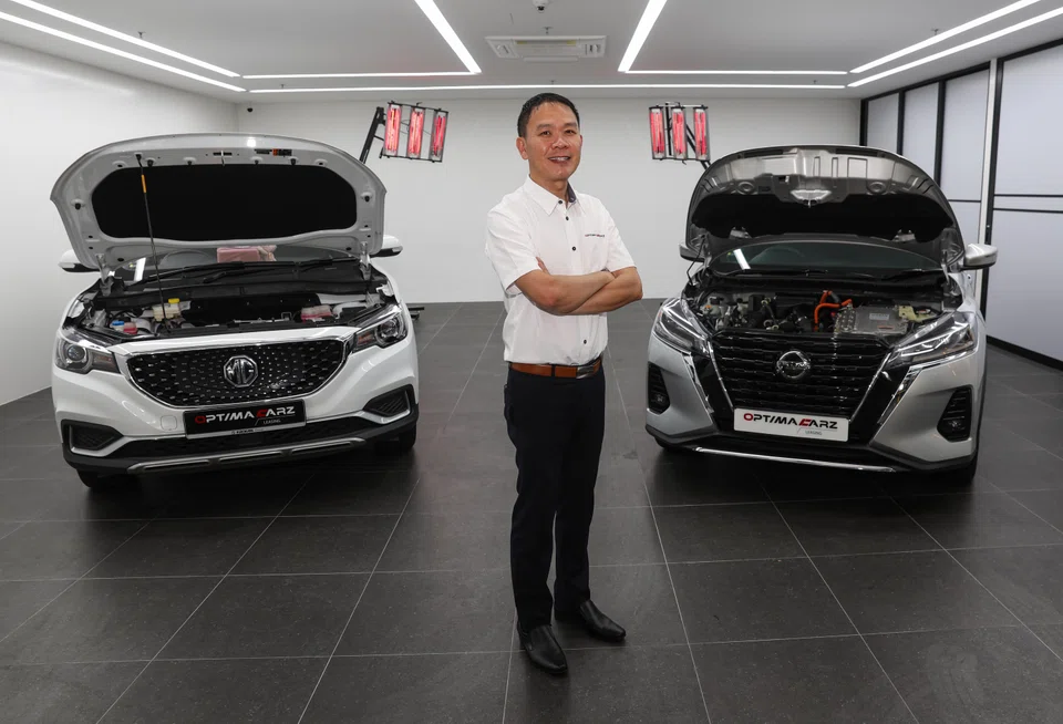 Optima Carz Leasing's Mark Goh says that EV take-up will likely pick up once more infrastructure and charging points are built by 2030.