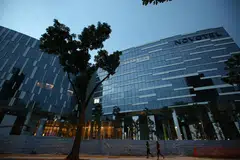 Oxley Holdings' Novotel Singapore. The group's revenue has fallen by 52 per cent to S$202 million, from S$419.5 million in H2 FY2022.