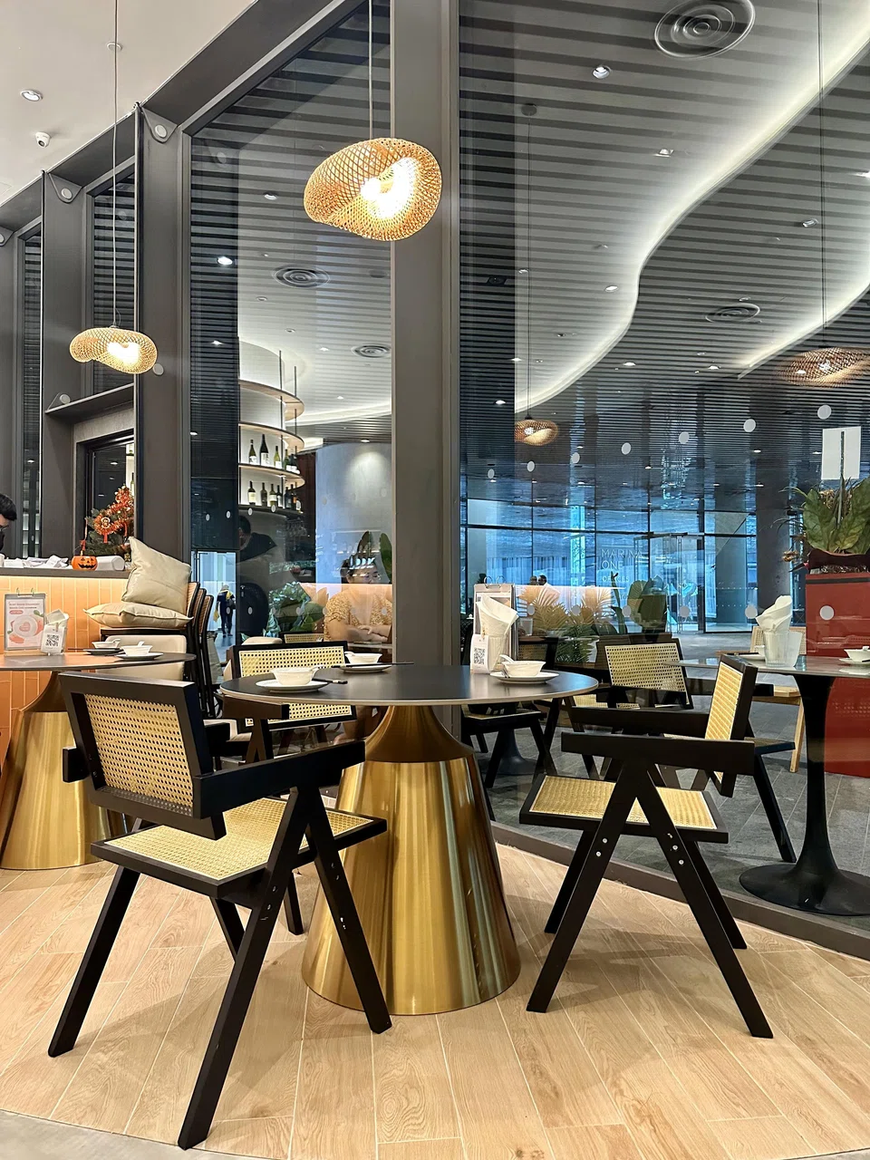 Numb's semi-casual interiors.