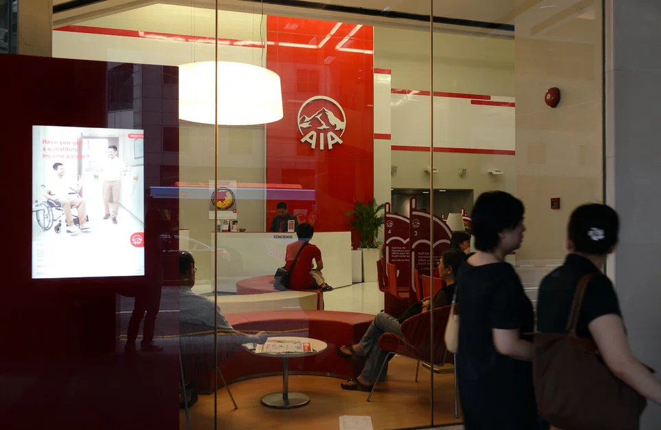 AIA Singapore's operating profit after tax amounts to US$343 million for the first half ended Jun 30. 