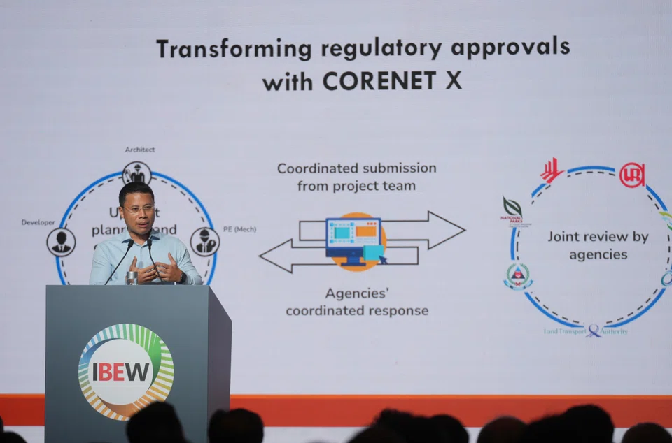 Minister for National Development Desmond Lee was speaking at the opening ceremony of the International Built Environment Week. 