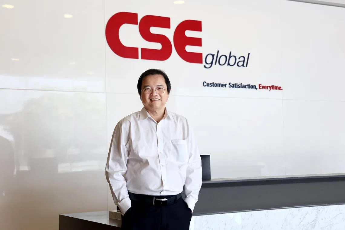 CSE Global chief executive Lim Boon Kheng said that he expects order intake momentum to remain robust in 2025.