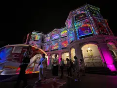 Across the Bras Basah-Bugis district, various installations evoke the sights and sounds of Singapore's past.