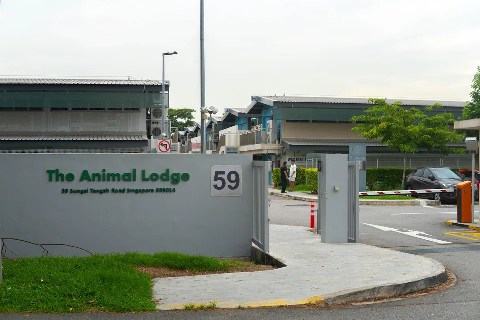 The Animal Lodge in Sungei Tengah is a facility built by AVS and JTC. It has 20 two-storey blocks and 112 units.