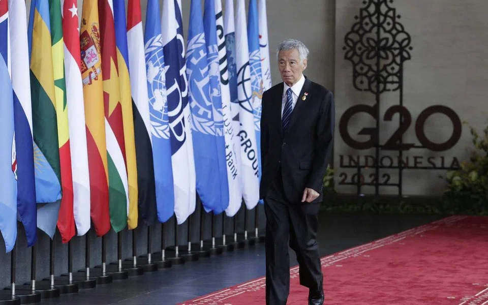 Prime Minister Lee Hsien Loong is in Bali for the G20 Summit. 
