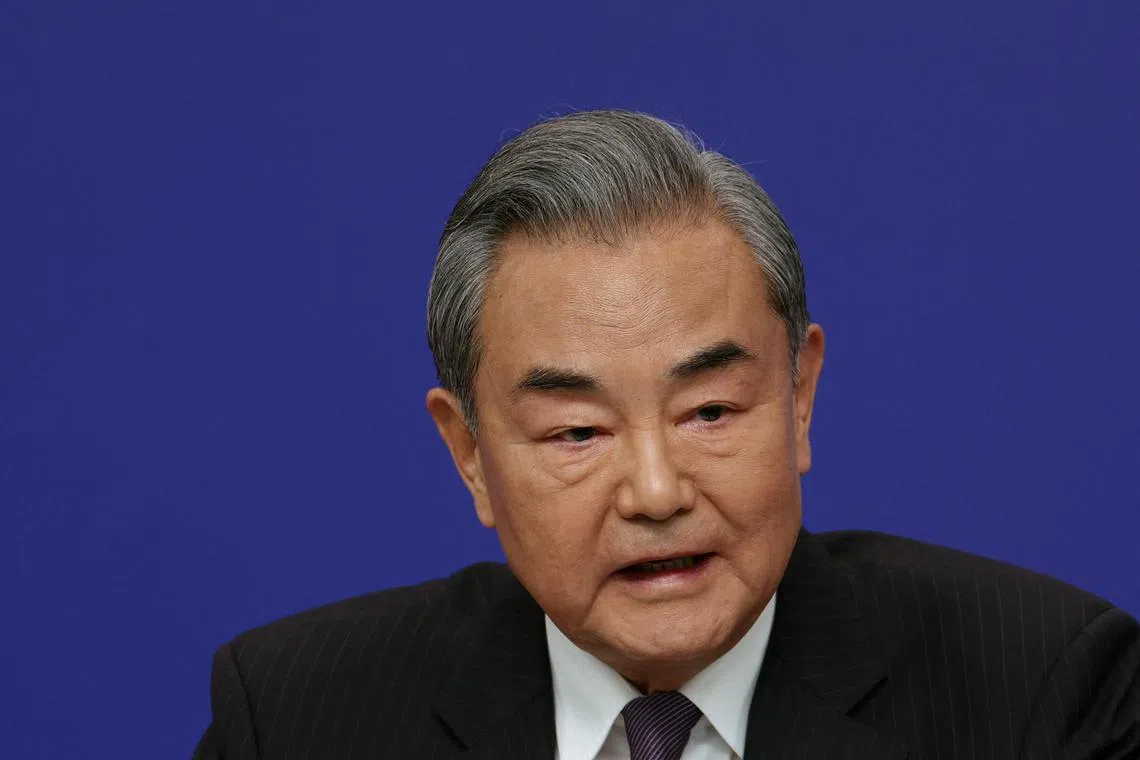 Speaking at a press conference on the sidelines of a key political meeting, China's foreign minister Wang Yi warned the “law of the jungle” could take hold in the world if nations were to pursue purely their own interests.