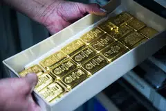 US gold futures also fell 0.1 per cent to US$2,021.00.