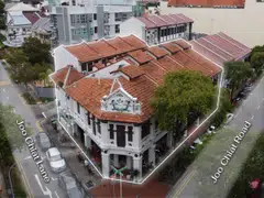 Spanning the odd numbers from 185 to 193 Joo Chiat Road, the property has dual-road frontages of 70 metres across Joo Chiat Road and Joo Chiat Lane.