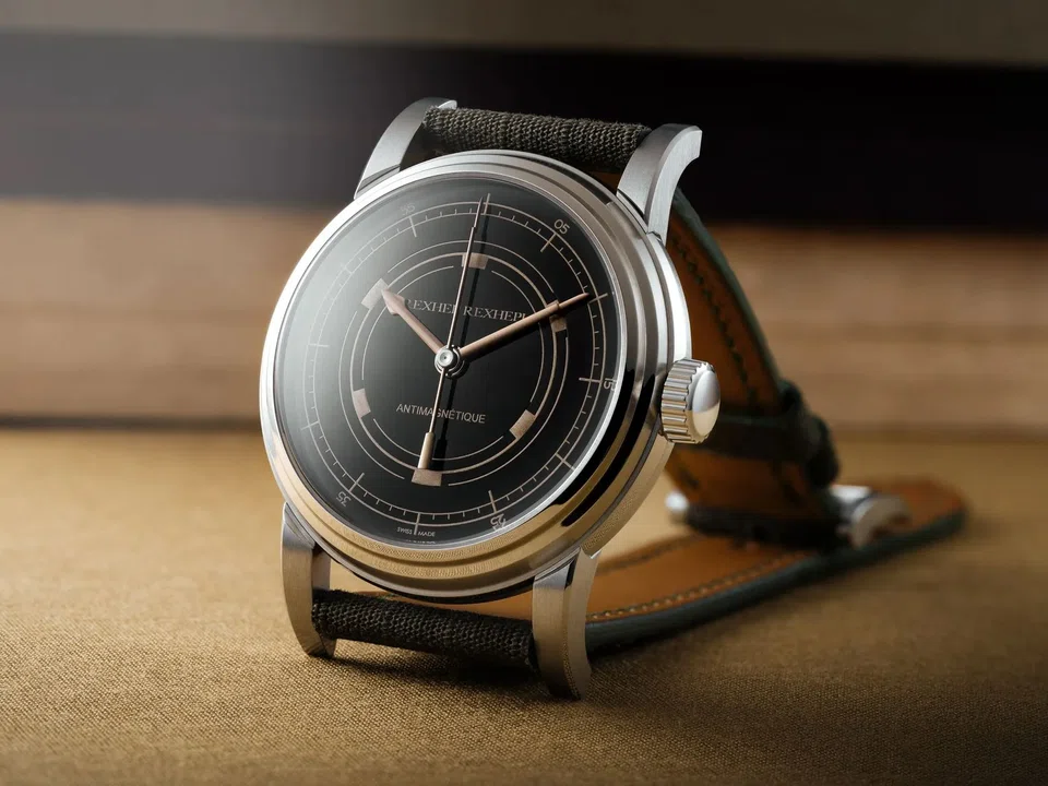 Unique Rexhep Rexhepi 'Chronomètre Antimagnetique' sold for 2.1 million Swiss francs at the Only Watch charity auction. 