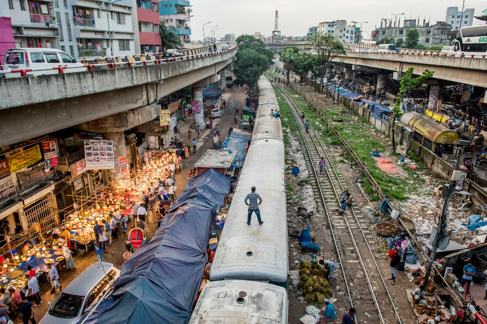 Fitch cut Bangladesh’s credit score to B+ from BB-, sending it deeper into non-investment grade, or junk, territory, with a stable outlook.