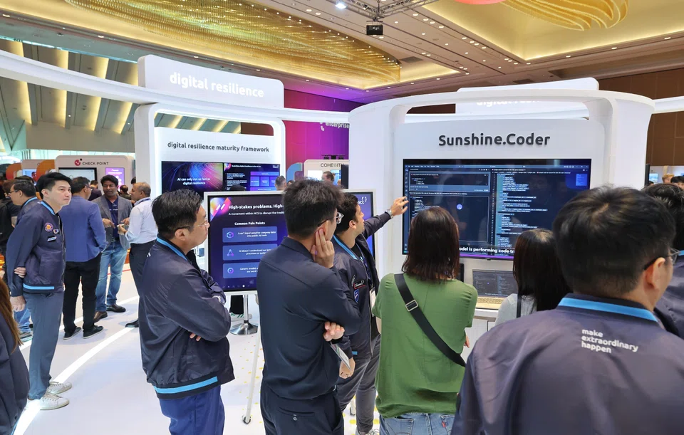 During NCS' flagship Impact Forum (above), CEO Ng Kuo Pin reiterated that the company's hiring strategy is in line with its talent development pipeline  which aims to develop tech graduates with a ground-up approach.