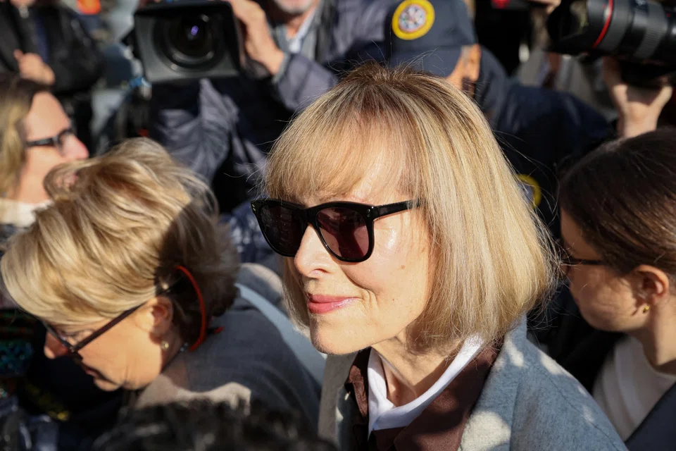 Jury selection began in Manhattan federal court in the Trump’s rape case, where the accuser E Jean Carroll (above) is also suing Trump for defamation.