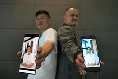 Local celebrities Li Nanxing (left) and Gurmit Singh now have AI avatars on idoLive, which can handle endorsements at a fraction of the usual price.