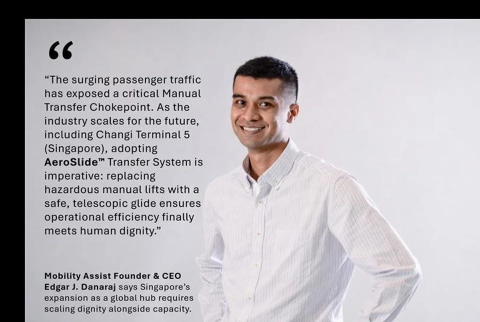 Founder & CEO with the AeroSlide Wheelchair.