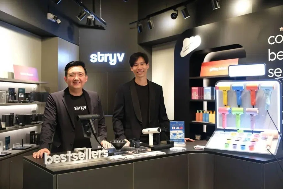 Stryv CEO Roy Ang (left) says that under the deal, Sterra will continue operating as a standalone brand with its CEO Chris Lim (right) taking on an advisory role.