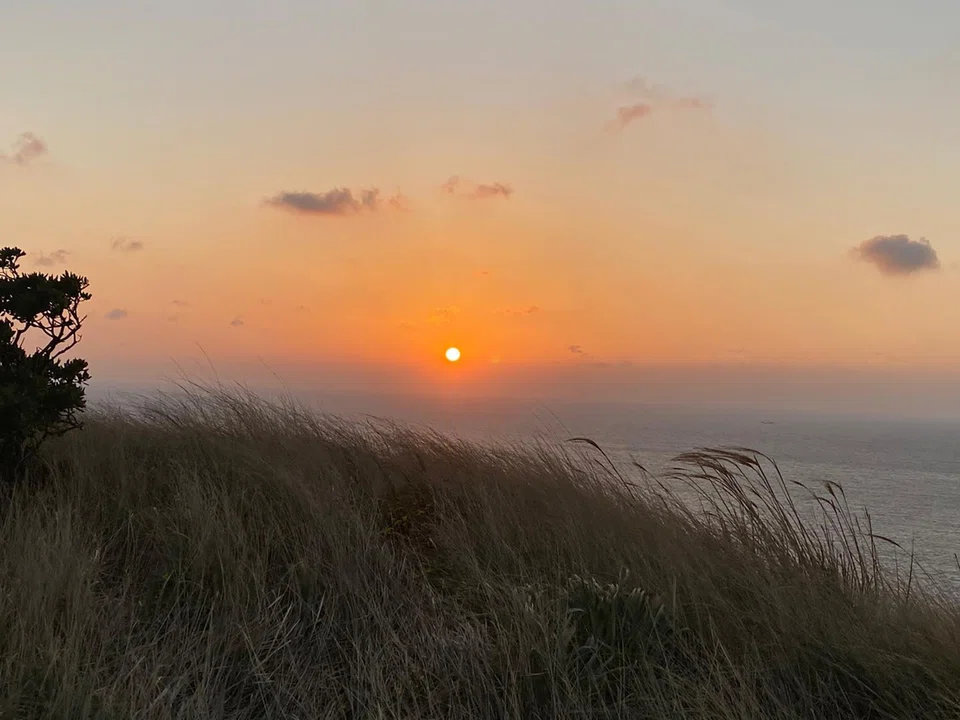 Aim for a prized sunset shot at Sueweolbong Peak.