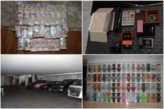 The police seized cash and luxury items, and issued prohibition of disposal orders against ornaments and cars as part of an islandwide raid.
