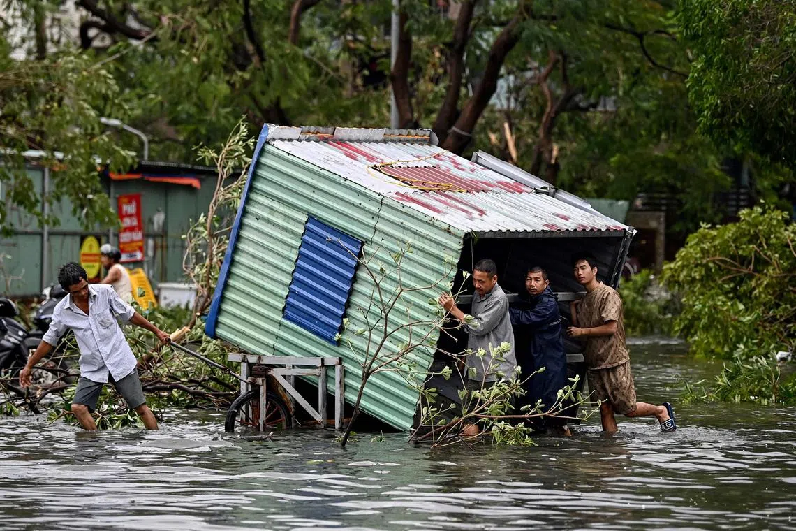 Super Typhoon Yagi hit northern Vietnam in September. A loss and damage fund would assist developing countries that are particularly vulnerable to the impacts of climate change.