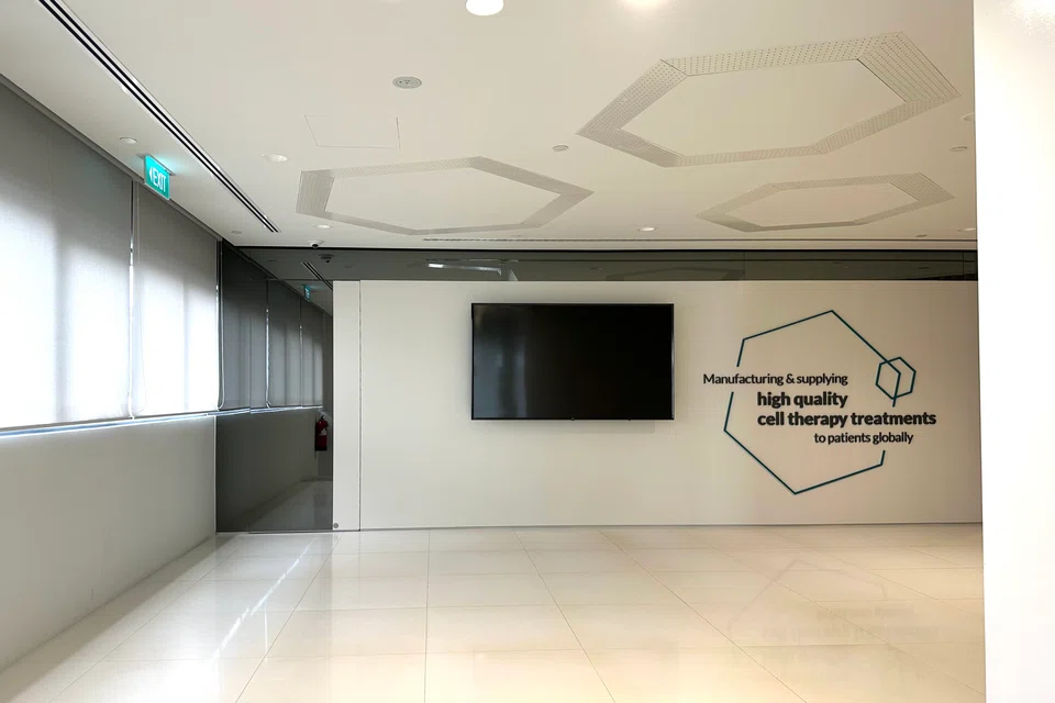 Tessa Therapeutics’ level six premises, housing part of the manufacturing facility, at its Depot Road building on Jun 30. 